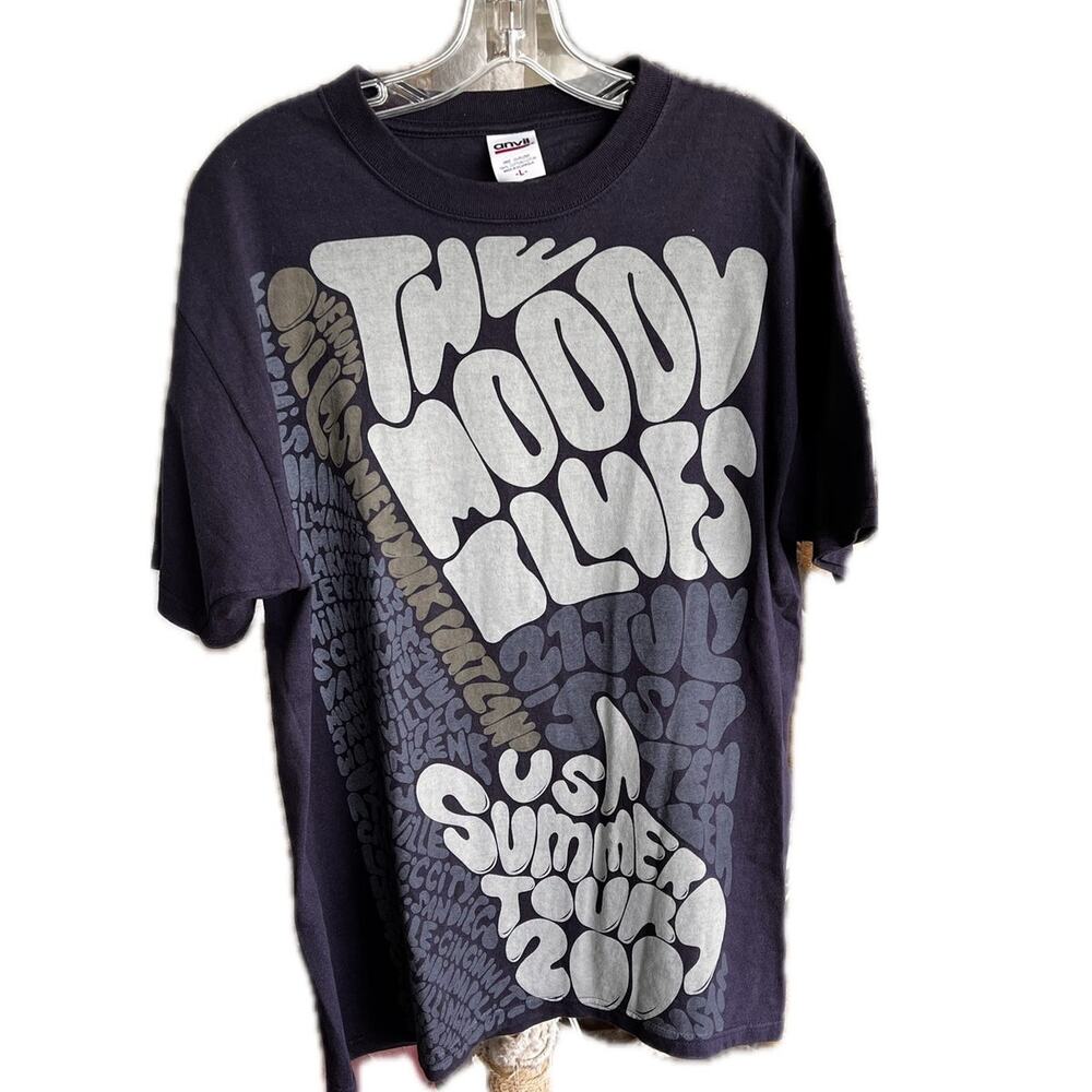 Moody Blues 2009 USA Summer Tour concert tee shirt Men’s L unisex top, rock band